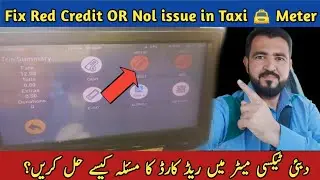 FIX Your Red Credit Card or Red Nol Card Problem in Dubai Taxi Meter 