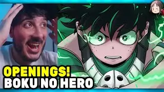 REACCI&Oacute;N a TOP OPENINGS BOKU NO HERO ACADEMIA