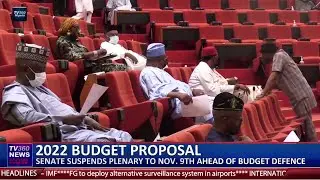 Senate suspends plenary to Nov- 9th ahead of 2022 budget defence