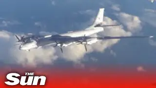 Russian bomber planes fly over neutral seas near Norway