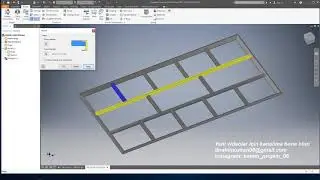 inventor profil montajı (Sketch, Place from, kutu profil) iam. idw. ipt. dwg. step.