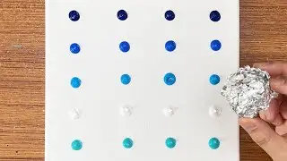 Как нарисовать [Набережную сакуры] акриловой краской | Акриловая живопись для начинающих.