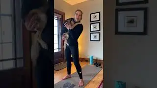 Bri and Lucy&rsquo;s morning stretches!