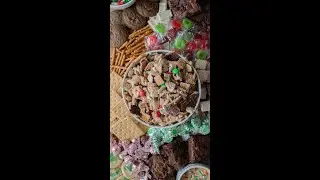 Christmas Dessert Charcuterie Board #shorts
