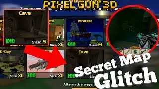 SECRET MAP GLITCH!? - Pixel Gun 3D