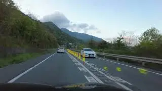 令和7年5月、国道161号線バイパス大津市北比良　2025