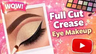 Easy Full Cut Crease Glam Eye Make-up Practice