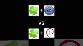 Slax Linux Debian vs Slax Linux Slackware por&oacute;wnanie! #linux #linuxpolska