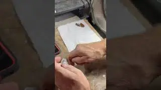 3.9 Removal of Dop Stick, wax, and Scotch tape from the top of cabochon.