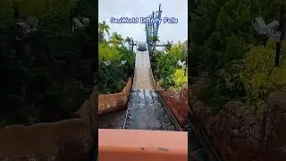 SeaWorld Infinity Falls Water Ride #shorts #seaworld