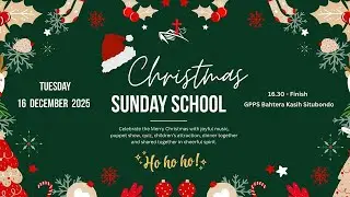 Natal Sekolah Minggu, Selasa 16 Desember 2025 GPPS Bahtera Kasih Situbondo