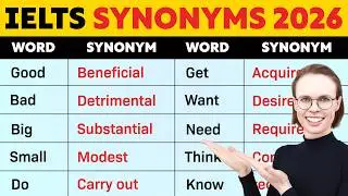 30 Most Important IELTS Vocabulary Synonyms for 2026