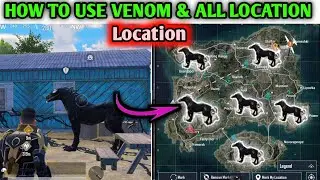venom Hourse All Location l How to use venom power in Pubg/ Bgmi venom model gameplay l