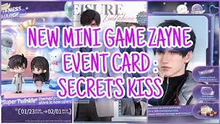 NEW MINI GAME ZAYNE EVENT CARD: SECRET'S KISS ~ LOVE AND DEEPSPACE 