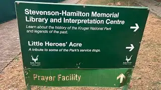 Kruger Series - Stevenson-Hamilton Memorial Library! The knife that killed the lion!