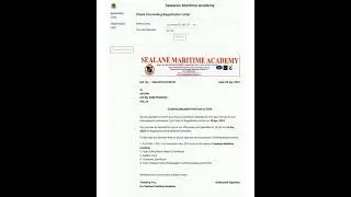 Marchent Navy Joining Letter