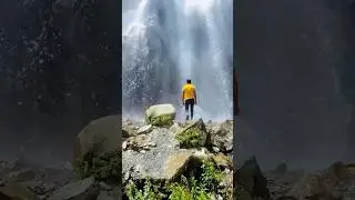 Manthokha waterfall pakistan❤️ #bollywood #song  #viral #youtbeshorts #travelvlog #dailyvlog #water