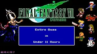 Final Fantasy VII NES Demake in under 11 Hours (speedrun)
