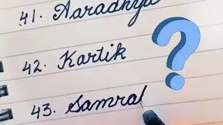 Cursive writing style  | Cursive Writing Practice For Beginners #name #love #calligraphy