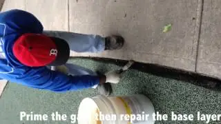 How to Fill Gaps in Your Poured in Place Rubber Flooring