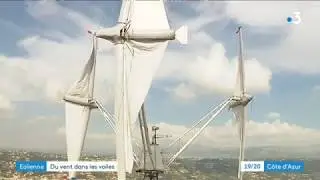 Un Niçois invente une éolienne à voile