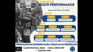 3&deg; Circuito Beach Performance - Avan&ccedil;ado Masculino - Quadra 2