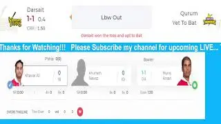 Qurum Thunders VS Darsait Titans scoring update | 21th match of Oman D20 2021