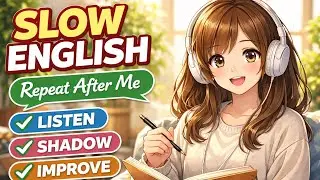 🎧 Slow English Listening & Shadowing Practice + Motivation