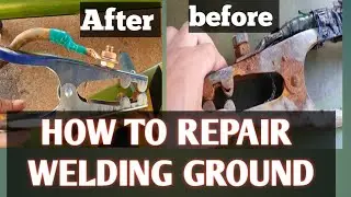 HOW TO REPAIR WELDING GROUND CLAMP