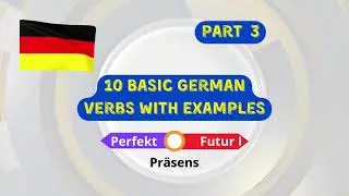 Повсякденні дієслова з прикладами у 3 часах #a2deutsch #germanverbs #deutschlernen #learngerman