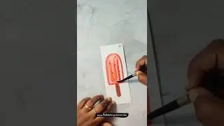 Summer Art Tutorial #summerart #popsicle