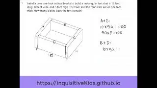 AMC8 Course | 3D Geometry | Problem 4