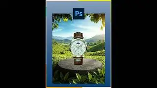 Realistic Watch Poster Design in Photoshop | Product Shadow & Background Editing Tutorial