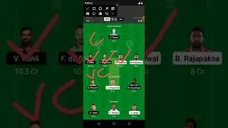 PBKS vs BLR Dream11 Team || PBKS vs BLR Dream11 Team Prediction || TATA IPL 2022