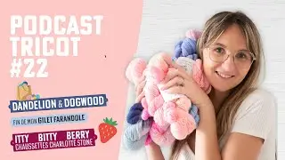 ✨ La fin du gilet Farandole, des chaussettes et un magnifique cast on 🧶 | Podcast Tricot #22