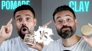 Compared: Layrite Superhold Pomade VS Matte Cement Clay