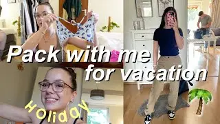 Pack with me for Vacation 🌴 | Hannah Theresa