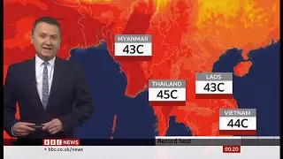Weather Events - Grip of SE Asia heatwave breaking records still (Asia) - BBC - 8th May 2023