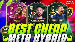 FIFA 22 | MOST OVERPOWERED BEST POSSIBLE CHEAP 50K/100K/250K HYBRID EVER!✅ | FUT 22 SQUAD BUILDER