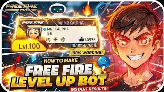 Free Fire Automatic Level Up Bot🤖 1 to 100 Level 😱 Desi Level up Bot 🔥