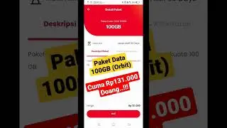 Paket Data 100GB Cuma Rp131.000 Doang (Modem Orbit)..