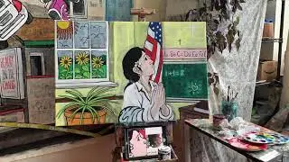 HOW TO MAKE A CUSTOM PAINTING FOR A CLIENT - #006 - Zachary Rutter Art