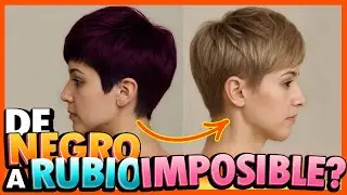 Como pasar de Cabello NEGRO a RUBIO f&aacute;cil