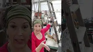what do YOU do with a sexy old wooden ladder??