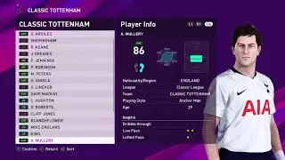 (PS4) PES 2020: Classic Tottenham Hotspur