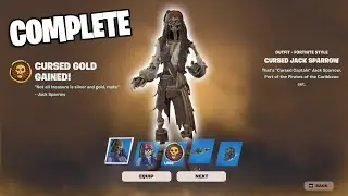Fortnite Pirate Code 8 + Cursed Jack Sparrow Gameplay