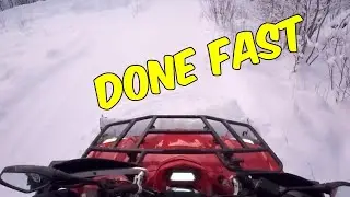 Why an ATV is the best Snow Plow 