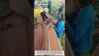 Rare Wood Traditional Boat Building - Craftsmanship in Action