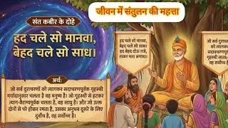 संत कबीर के दोहे का अर्थ और जीवन में संतुलन की महत्ता | #santkabir #kabira #inspiration #dohe 