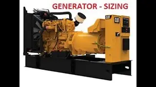 GENERATOR SIZING || #Generator #Emergency_Power #Selection #Sizing #Calculation